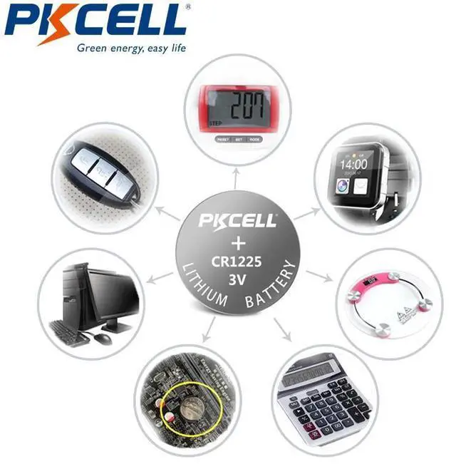 Alt view image 6 of 6 - 10Pcs CR1225 3V Lithium watches Batteries BR1225 DL1225 ECR1225 CR 1225 Button Battery for watch car remote key 3 pack