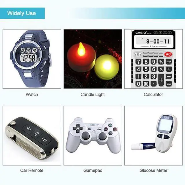 Alt view image 6 of 6 - PHOMAX 5pcs/card 20pcs cr2032 3v electric toy Class A battery counter clock watch battery DL2032 br2032 KL2032 button Batterie
