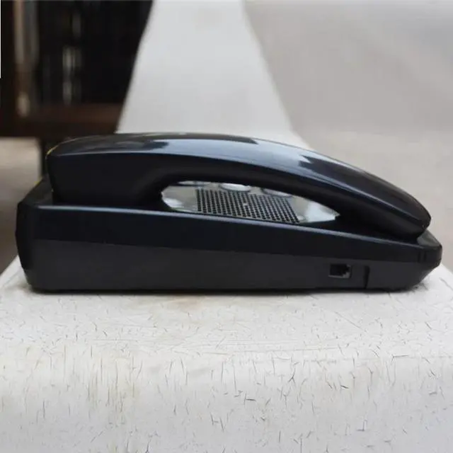 Alt view image 4 of 4 - Desktop Corded Phone with Caller ID, DTMF/FSK System, Adjustable LCD Brightness & Volume, Large Buttons, for Seniors Home