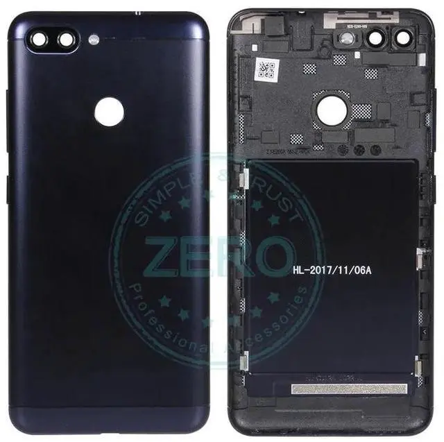 Main image of For Asus Zenfone Max Plus M1 ZB570TL Back Battery Cover Metal + Side Button Keys Rear Housing Battery Door Spare Parts