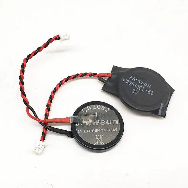 Main image of 3pcs Notebook motherboard BIOS COMS battery CR2032 with plug 3V button battery CR2032