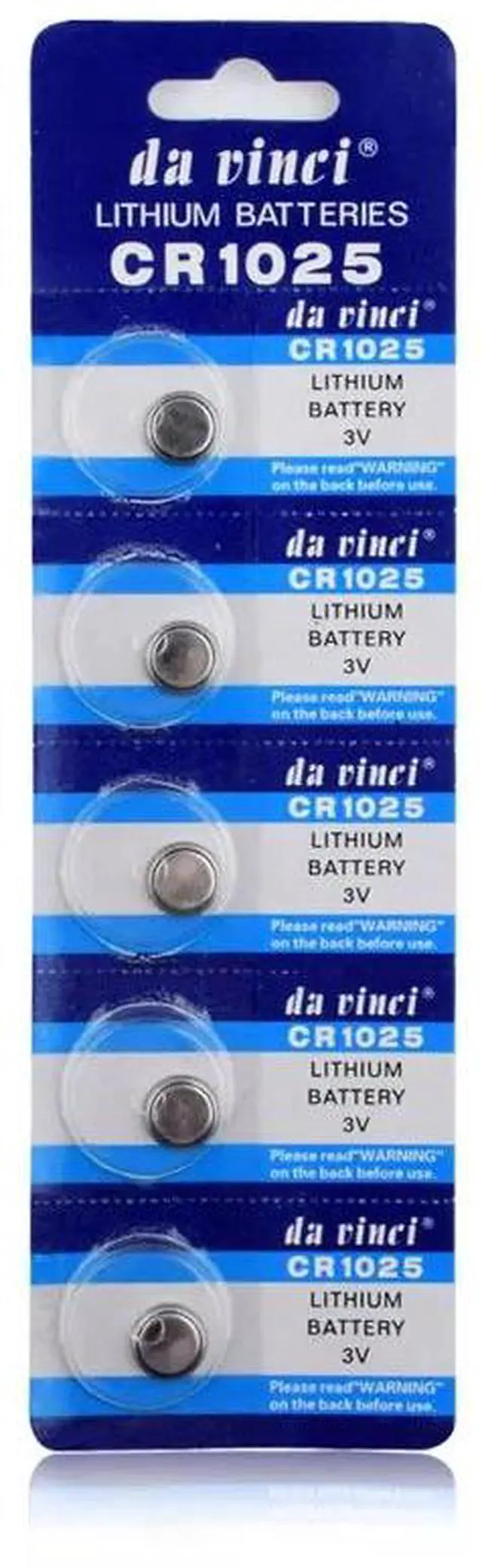 Alt view image 3 of 5 - 25pcs 3v Volt Lithium CR1025 Battery Button Cion Cell Battery Replacement High Energy Density For LED Lights Toys Watches