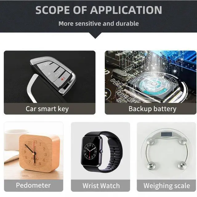 Alt view image 3 of 5 - 2020 Promotion Sale 10pcs 3V CR2032 CR 2032 Watch Clock Batteries Button Coins Pilas Calculator Lithium Battery