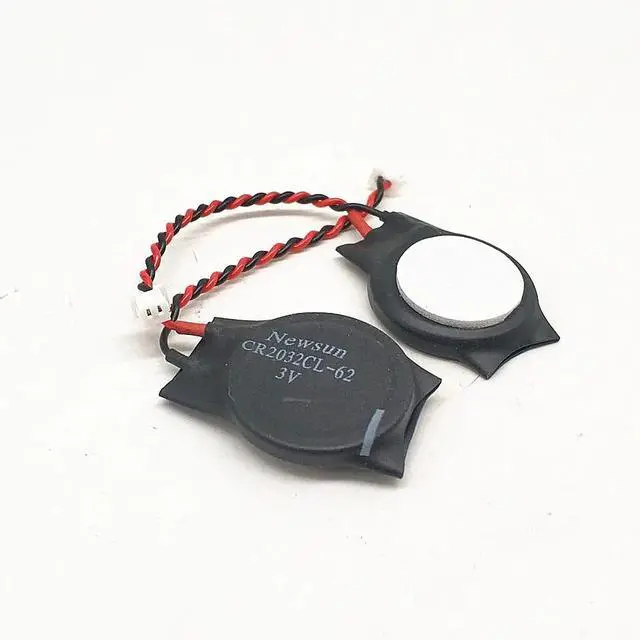 Alt view image 2 of 3 - 3pcs Notebook motherboard BIOS COMS battery CR2032 with plug 3V button battery CR2032