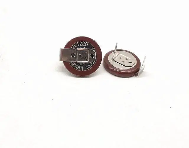 Main image of 2pcs VL1220-1HFE rechargeable motherboard button battery 3V VL1220