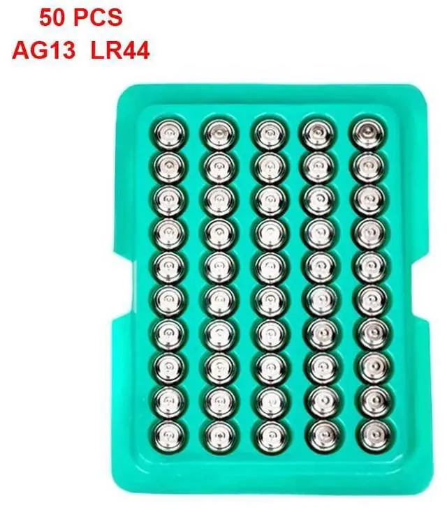 Main image of 50PCS LR44 AG13 High quality Alkaline Button Batteries 357 357A A76 GPA76 Cell Coin Battery AG 13 1.5V For Watch