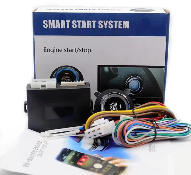 Alt view image 2 of 5 - Kirbin Car Alarm With Autostart,Using Mobile App To Start The Engine Remotely,Engine Start With One Start Stop Button