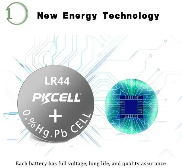 Alt view image 2 of 6 - 10X AG13 LR44 1.5V L1154 RW82 RW42 SR1154 SP76 A76 357A Electronic thermometer batteries button coin Cell Alkaline