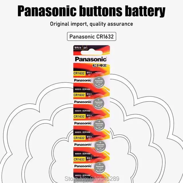 Alt view image 4 of 6 - 20Pcs CR1632  3V Lithium Batteries 1632 DL1632 Cell Button Coin Battery For Remote Control Computers Calculators Watch