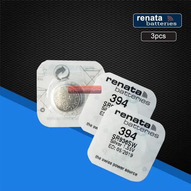 Main image of 3pack renata 394 SR936SW AG9 Button Battery For Watch Clock Repair Tools Cell Batteries