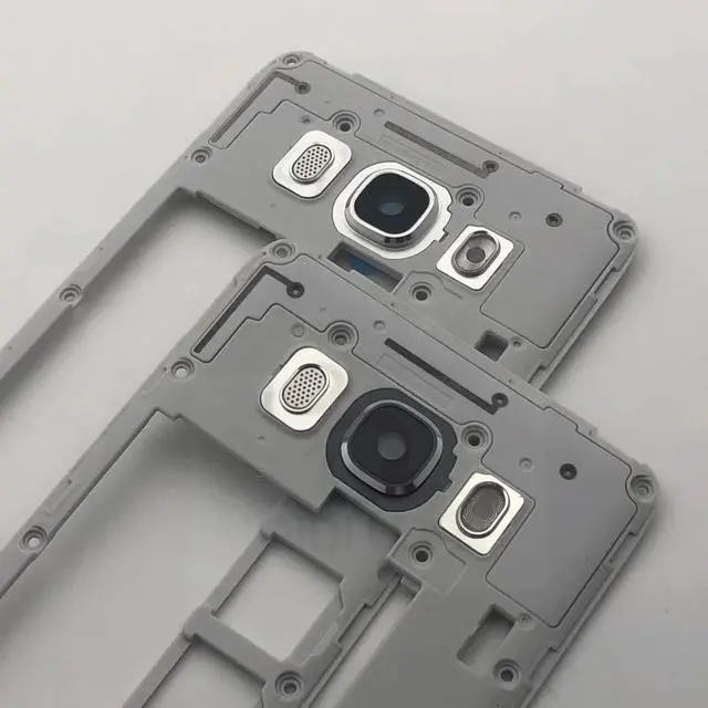 Alt view image 4 of 6 - Full Housing For Samsung J5 J510 J7 J710 2016 Front Mid Frame Plate Bezel Battery Back Cover Door Case With Side Buttons