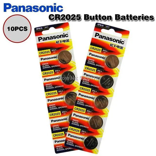 Main image of 10pcs  cr2025 Button Cell Batteries For digital camera camcorder Watch Calculator Weight Scale 3V Lithium cell