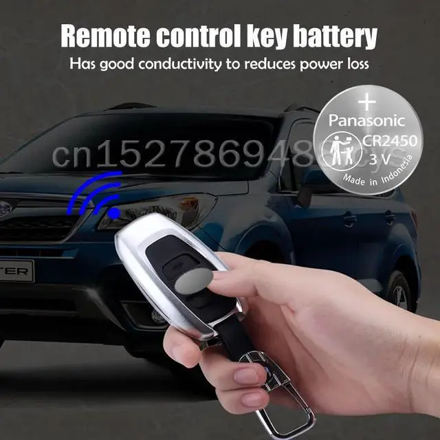 Alt view image 3 of 6 - 10PCS  CR2450 CR 2450 ECR2450 KCR2450 LM2450 5029LC 3V Lithium battery For Watches Car Remote Control Button Cell Coin