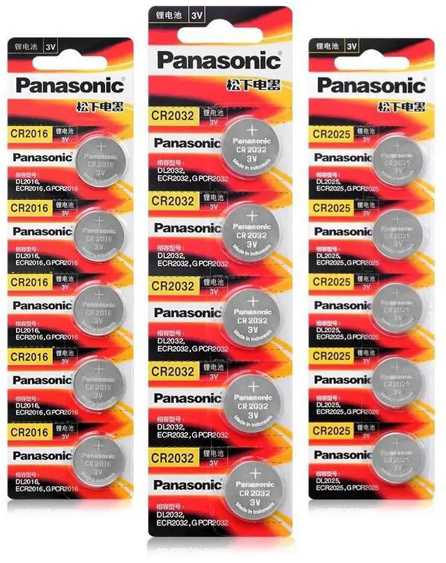 Alt view image 3 of 6 - Hot sale  5pcs cr2016+5pcs cr2025+5pcs cr2032 3v button cell coin lithium li-ion batteries for watch car toy