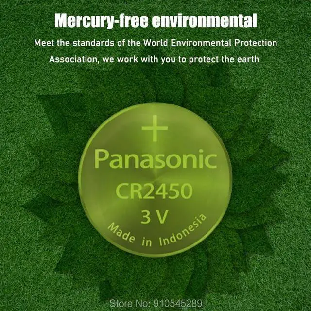 Alt view image 5 of 6 - 2pcs  3V CR2450 Lithium Batteries Replacement DL2450 BR2450 LM2450 5029LC KCR2450 Coin Cells Button Battery