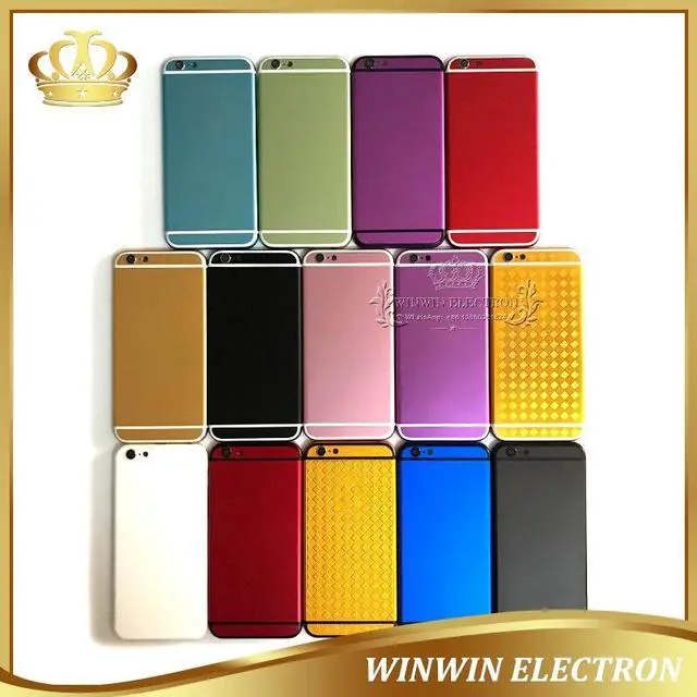 Main image of Tested Warranty Rear Housing for iphone 6S Battery Door Back Cover Middle Frame Colorful Chassis with Card Tray and Buttons