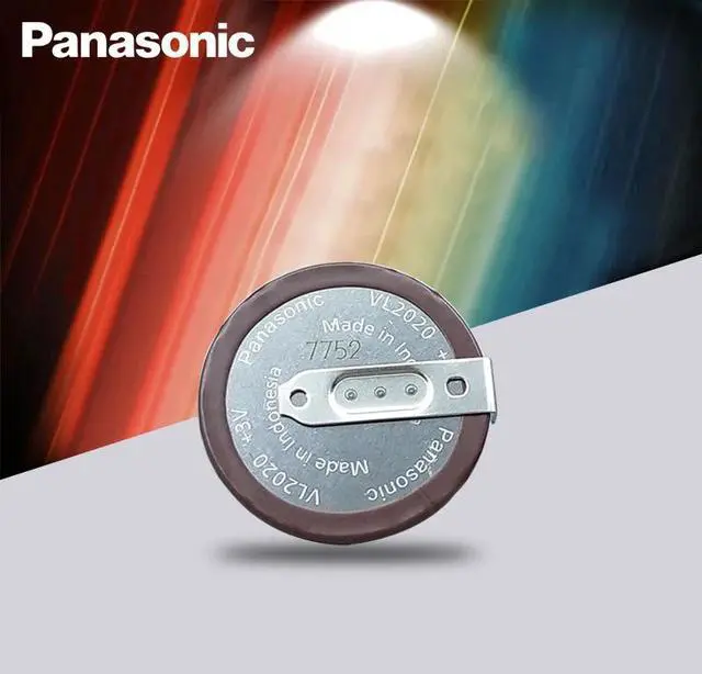 Main image of VL2020 3V 20mAh coin type rechargeable 90 degrees fillet lithium button cell battery