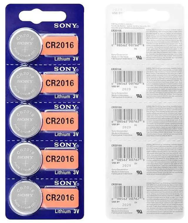 Alt view image 5 of 6 - 10pcs/lot For Sony CR2016 3V Lithium Battery For car key watch remote control toy 2016 ECR2016 CR 2016 Button Batteries