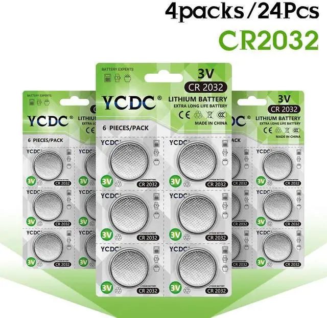 Main image of 24PCS bateria cr2032 batteries 2032 pile 3v lithium battery DL2032 CR 2032 KCR2032 5004LC ECR2032 button cell coin Battery watch