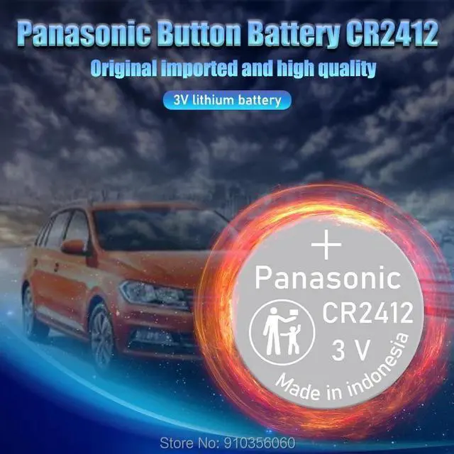 Alt view image 2 of 6 - 4pcs/lot  CR2412 3V Lithium Button Coin Battery for Swatch Watch Key Fobs Batteries Cell for Car Controller CR 2412