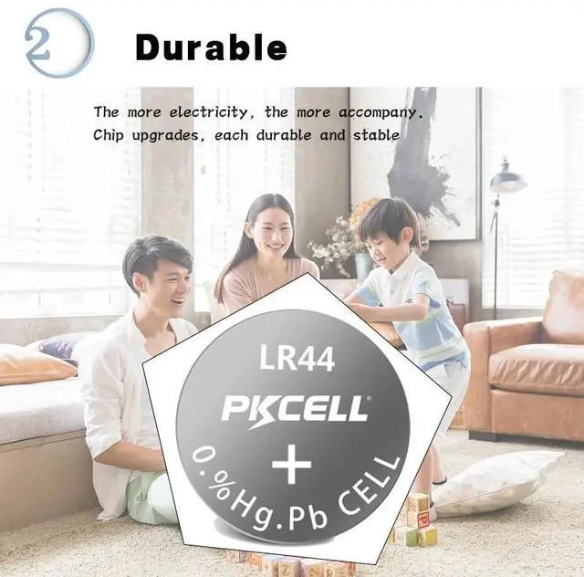 Alt view image 3 of 6 - 10X AG13 LR44 1.5V L1154 RW82 RW42 SR1154 SP76 A76 357A Electronic thermometer batteries button coin Cell Alkaline