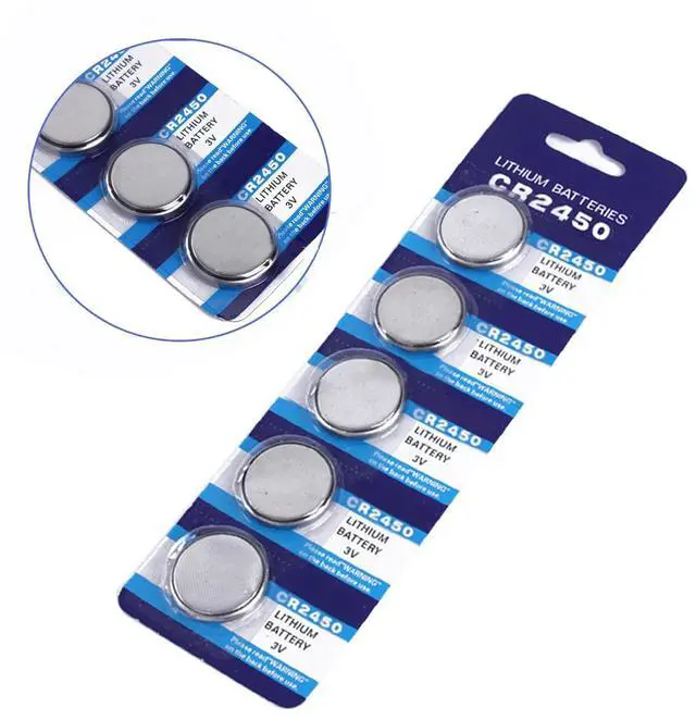 Alt view image 2 of 6 - Centechia Good Sale 10x Cell Button Coin Battery CR2450 2450 ECR2450 KCR2450 5029LC LM2450 Lithium Battery