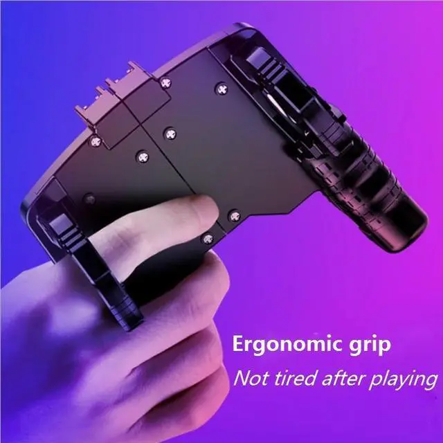 Alt view image 6 of 6 - K21 Button Triggers Equipment For Cell Phone Dzhostik PUBG Mobile Joystick Gamepad Gaming Controller For iPhone Android Gaming