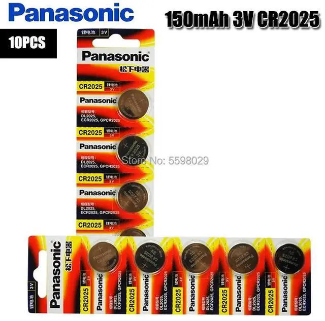Main image of 10pcs/lot cr2025 Button Cell Batteries 3V Coin Lithium game, digital camera, camcorder BR2025 DL2025 CR 2025