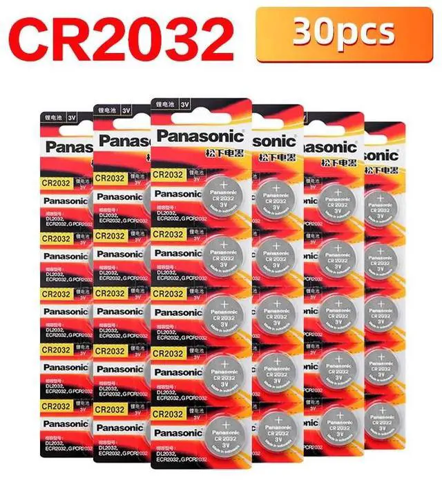 Main image of Brand   30pcs/lot cr2032 Brand  Button Cell Batteries 3V Coin Lithium Toys Calculators PDA remote control cr2032