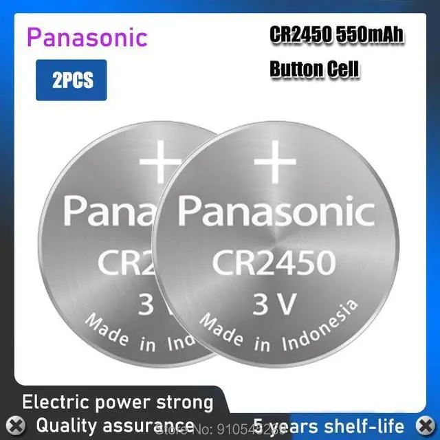 Main image of 2pcs  3V CR2450 Lithium Batteries Replacement DL2450 BR2450 LM2450 5029LC KCR2450 Coin Cells Button Battery