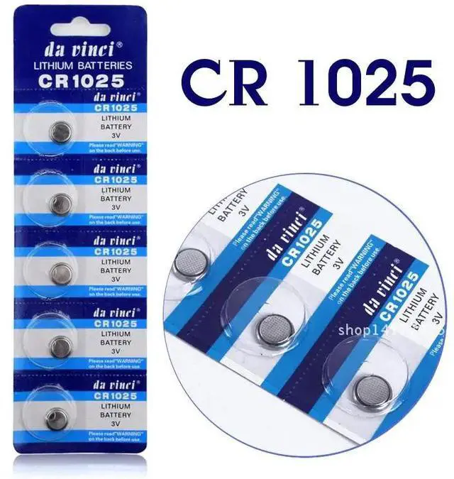 Alt view image 2 of 5 - 25pcs 3v Volt Lithium CR1025 Battery Button Cion Cell Battery Replacement High Energy Density For LED Lights Toys Watches