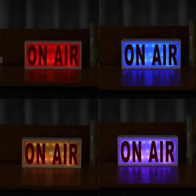 Alt view image 2 of 6 - ON AIR Acrylic Remote Studio LED Neon Light Sign Letter Box Sign Shop Bar Beer Pub Home Decoration On Air Novelty Lighting 5V