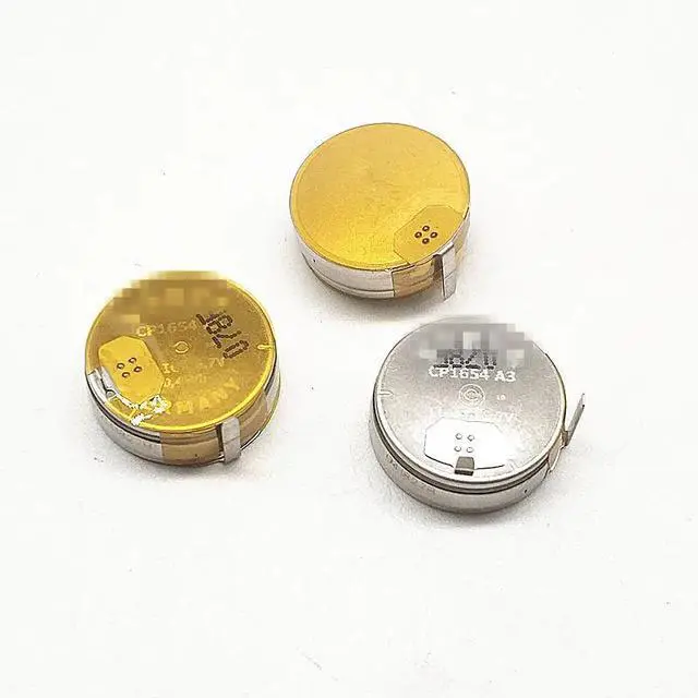 Main image of 1pcs CP1654 rechargeable Bluetooth headset battery 3.7V button battery LIR1654 with solder feet