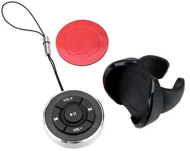 Alt view image 5 of 6 - LEEPEE Car Steering Wheel Wireless Remote Controls For IOS Android Phone Tablet Motorcycle Bike Bluetooth Media Volume Button