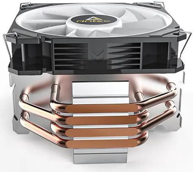 Alt view image 4 of 5 - Antec A400i RGB CPU Cooler 1200 120mm RGB Fan with Heatpipes Support Intel LGA 1151/1150/1155/1156/1366/2011/LGA1200/LGA1700 & AMD AM4/AM3+/AM3/AM2+/AM2/FM2+/FM2/FM1