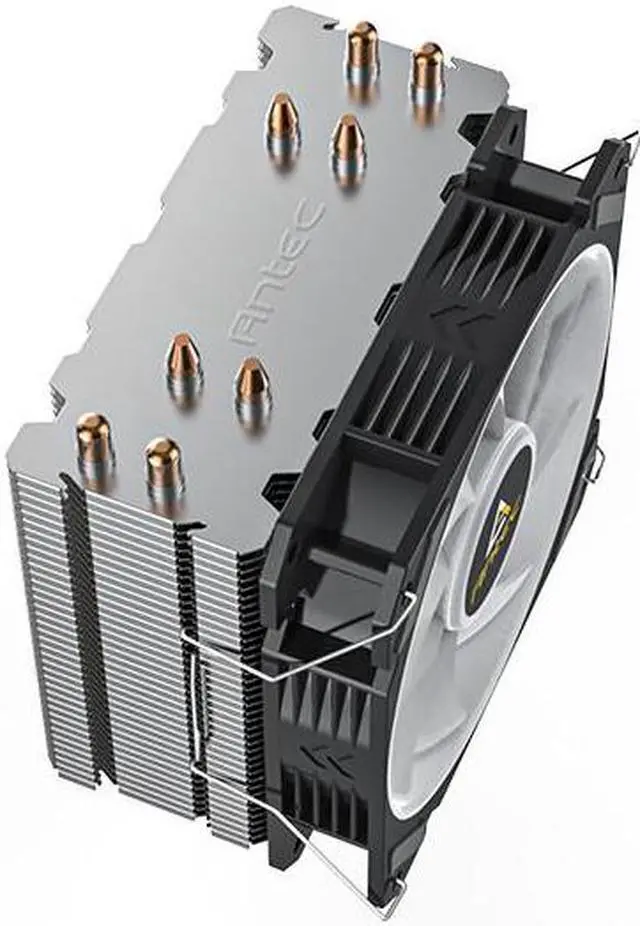 Alt view image 5 of 5 - Antec A400i RGB CPU Cooler 1200 120mm RGB Fan with Heatpipes Support Intel LGA 1151/1150/1155/1156/1366/2011/LGA1200/LGA1700 & AMD AM4/AM3+/AM3/AM2+/AM2/FM2+/FM2/FM1