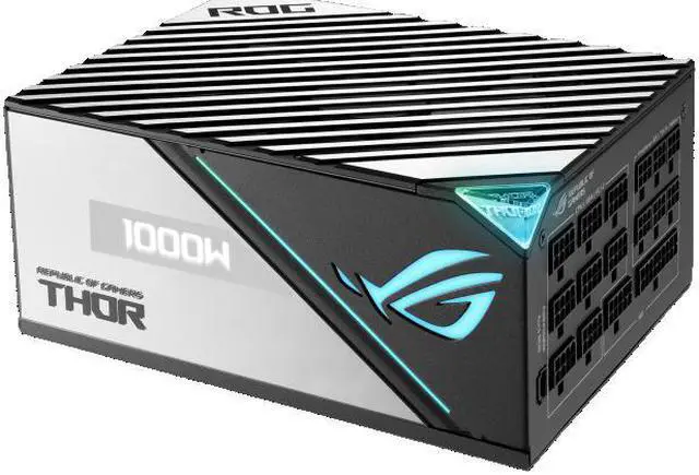 Alt view image 5 of 7 - ASUS ROG Thor2 1000W Platinum II, 1000W ATX 12V 80 PLUS PLATINUM Certified Full Modular Power Supply,PCIE5.0/AURA SYNC/OLED ROG-THOR-1000P2