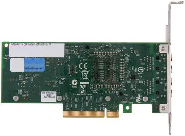 Main image of Intel X540T2 Ethernet Converged Network Adapter 100Mbps/1Gbps/10Gbps PCI Express 2.1 x8 2 x RJ45, Network Interface Cards