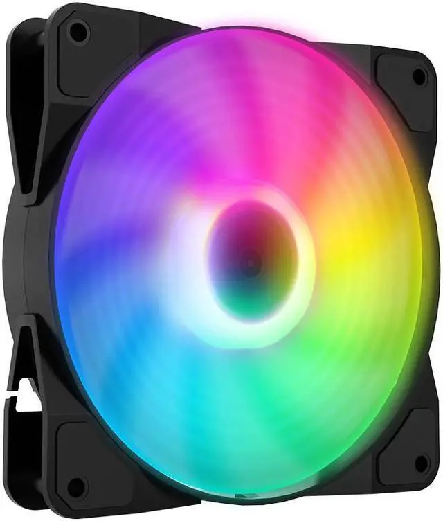 Alt view image 4 of 7 - MSI MAG F120 ARGB Case Fan Black, PWM intelligent speed regulation/ Streamlined Fan Blade/ 600±200 ~ 1300 ± 10%RPM, MSI Case Fan