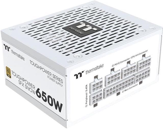 Thermaltake Toughpower SFX 650W White Power Supply, 80 PLUS Gold