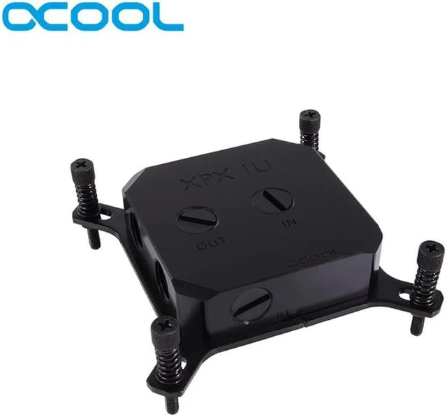 Alt view image 2 of 4 - Alphacool Eisblock XPX 1U - Black Acetal Version (12961) Water Block