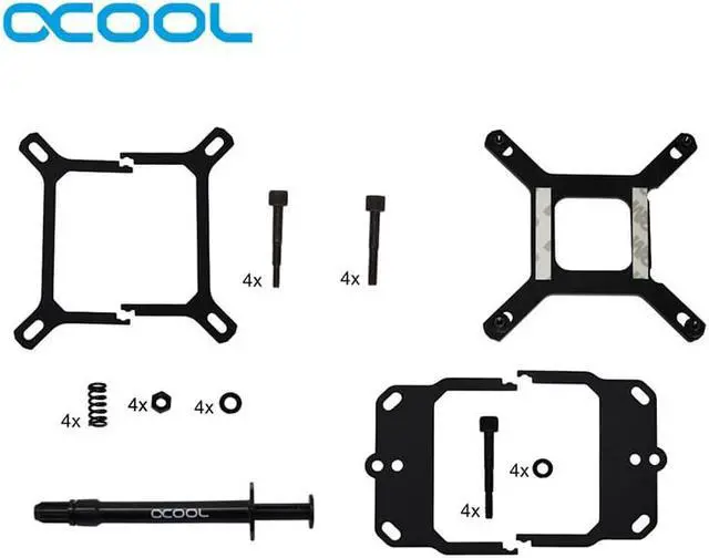 Alt view image 3 of 4 - Alphacool Eisblock XPX 1U - Black Acetal Version (12961) Water Block