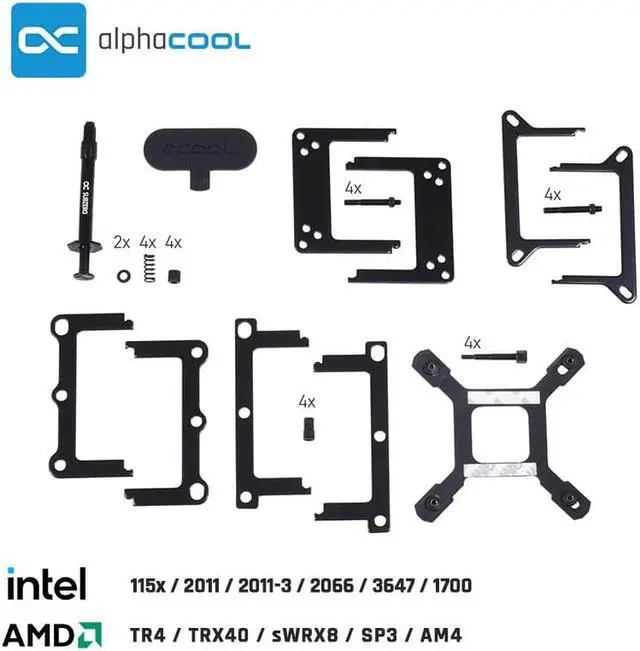 Alt view image 3 of 10 - Alphacool Eisblock XPX Pro Aurora - Full Brass Chrome Digital RGB (13086)