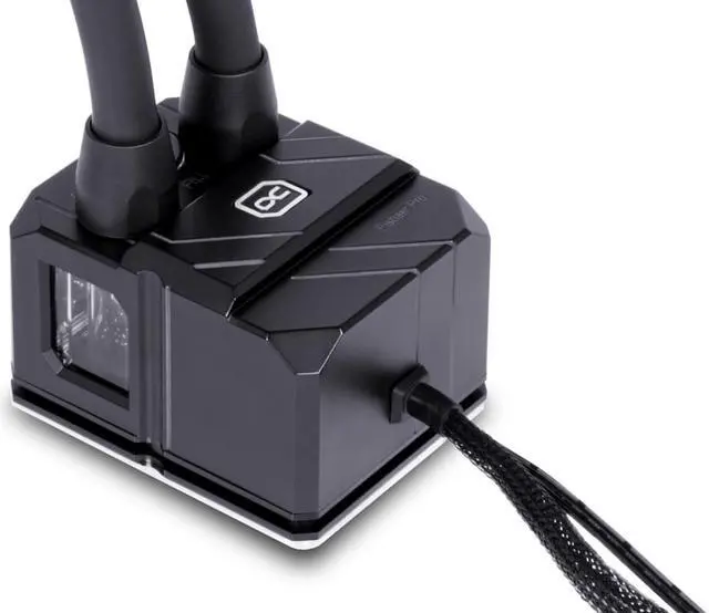 Alt view image 4 of 8 - Alphacool Eisbaer Pro Aurora 420 CPU AIO, All-in-one AIO Liquid CPU Cooler 420mm Radiator, Intel LGA1700/1200 and AMD AM5/ AM4/TR4  Support, Triple 140mm 4-pin PWM Fans