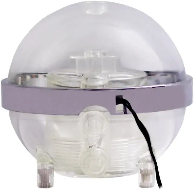 Alt view image 3 of 7 - Alphacool Eisball Digital RGB - Acryl(inkl. Eispumpe VPP755 V.3), Spherical Water tank Transparent With VPP755 Pump