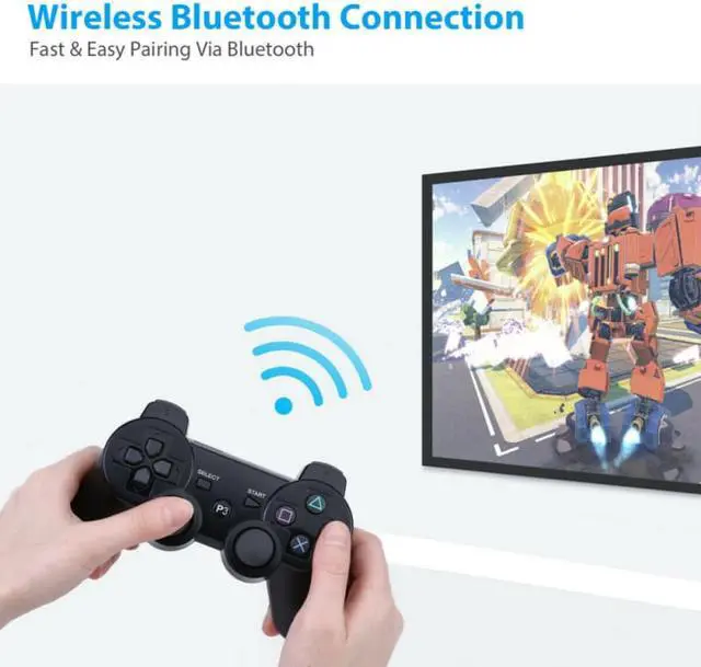 Alt view image 5 of 7 - For Sony PS3 Controller DualShock 3 Wireless Console SixAxis Bluetooth GamePads For Playstation 3 Game Accessories