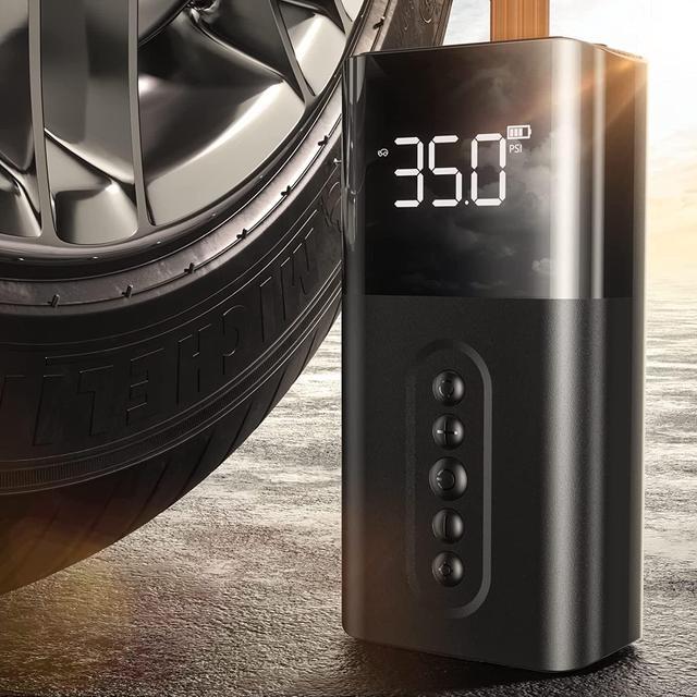 super portable electric bike pump