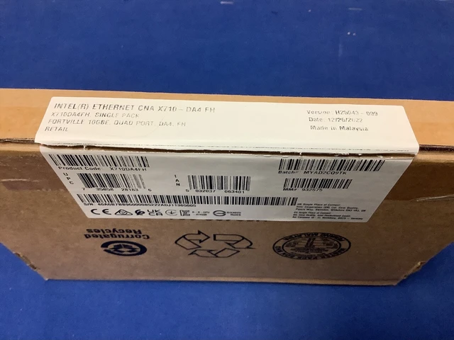 Alt view image 2 of 5 - NOB X710-DA4FH Intel Quad port Ethernet Converged Network Adapter X710DA4FH