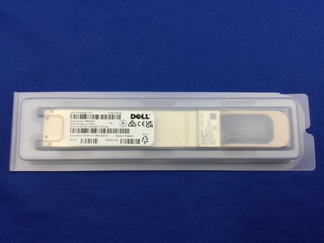 Main image of Dell R7P8C NVIDIA 400Gb/s Single-port OSFP, 400Gb/s Multimode SR4 MMA4Z00-NS400