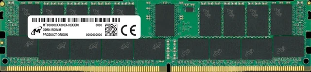 Alt view image 4 of 7 - Micron 64GB DDR4 3200 8Gx72 ECC CL22 RDIMM Server Memory Module - MTA36ASF8G72PZ-3G2B2